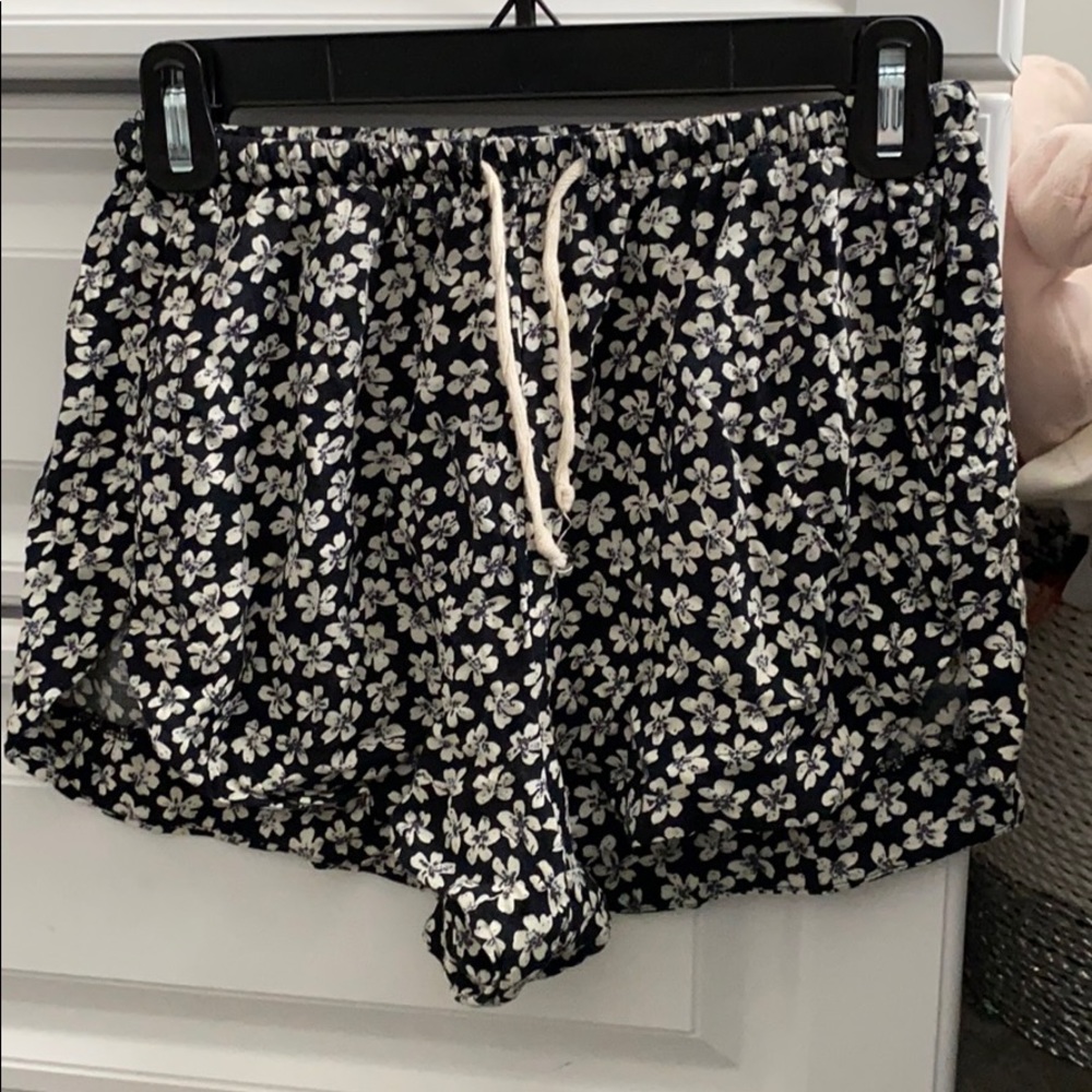 Flowery Mid Rise Shorts